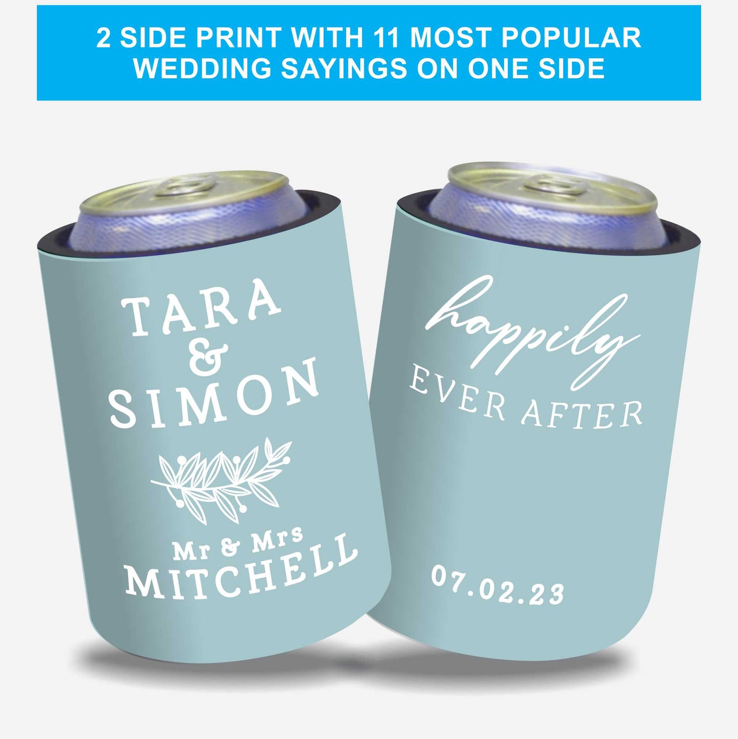 Personalized Stubby Holders Wedding