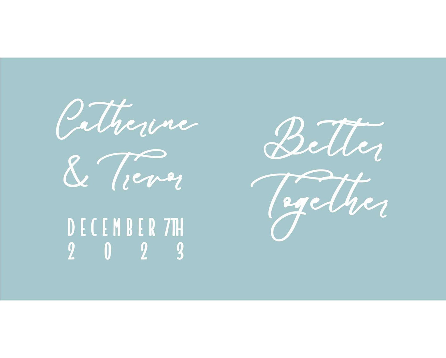 Quantity 10 - Personalised Stubby Holders - Wedding - Better together. - #159 - FREE SHIPPING.