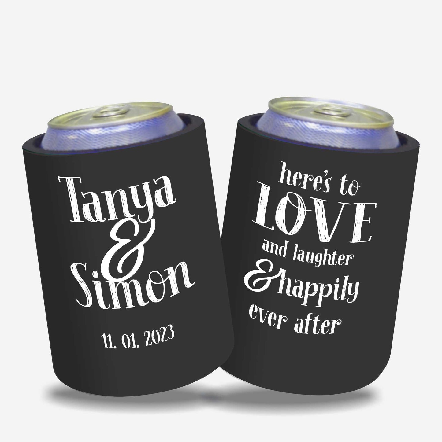Personalised Stubby Holders Wedding