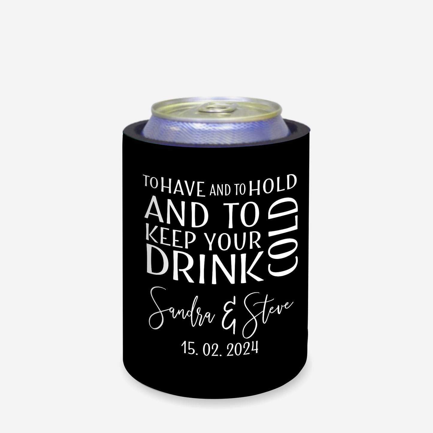 Personalised Stubby Holder Wedding