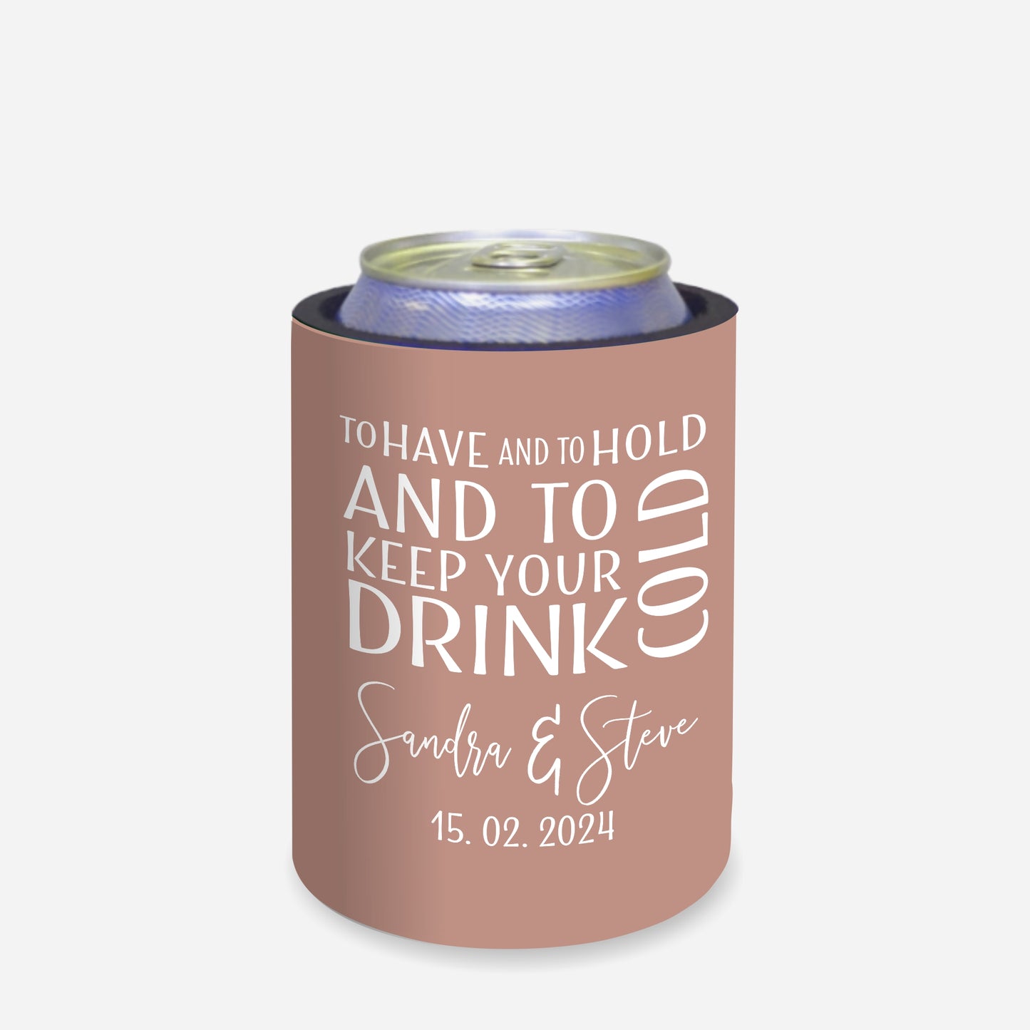 Personalised Stubby Holder Wedding