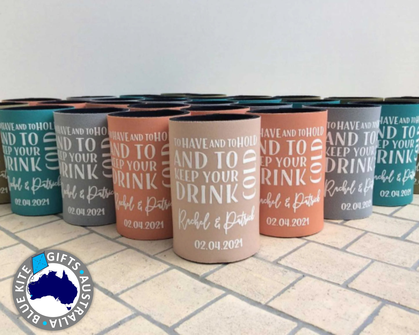 Personalised Stubby Holder Wedding