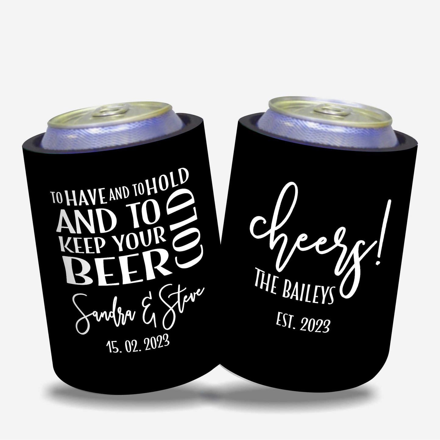 Personalized Stubby Holders Wedding