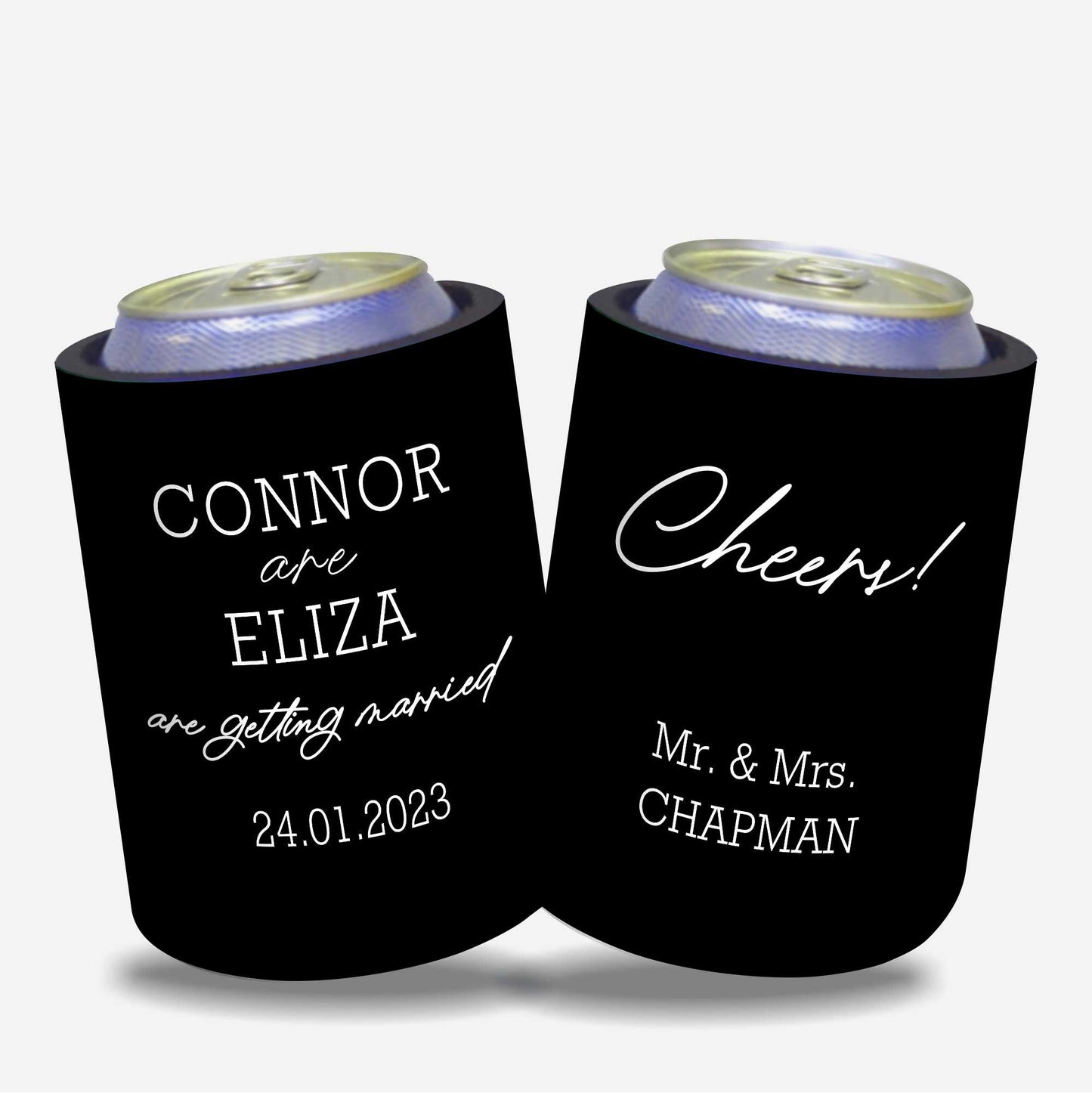 Personalised Stubby Holders Wedding