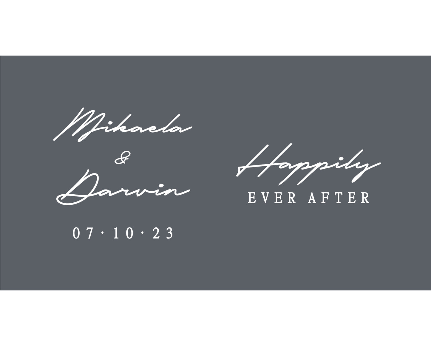 Personalized Wedding Stubby Holders - Quantity 20 - #255A - FREE EXPRESS SHIPPING.