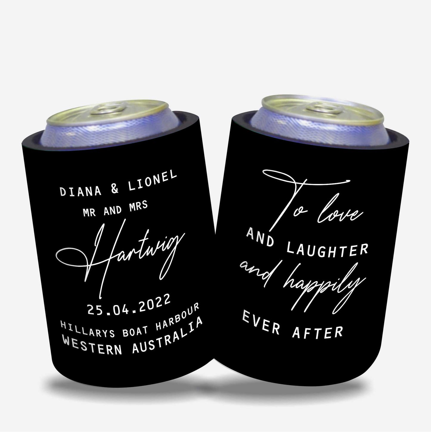 Personalized Stubby Holders Wedding
