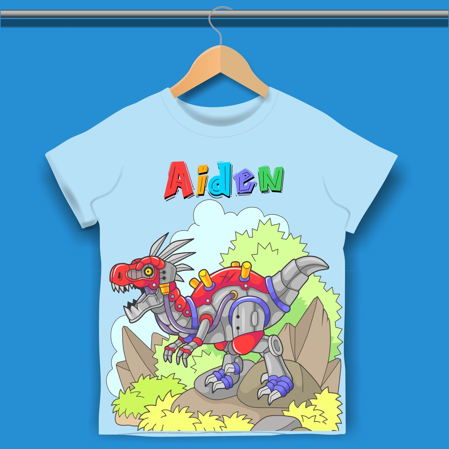 Robo Dinosaur T-shirt for Boys