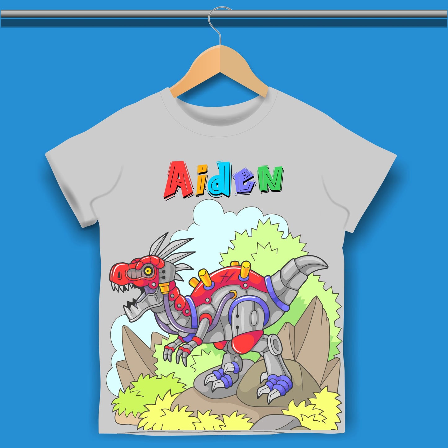 Robo Dinosaur T-shirt for Boys