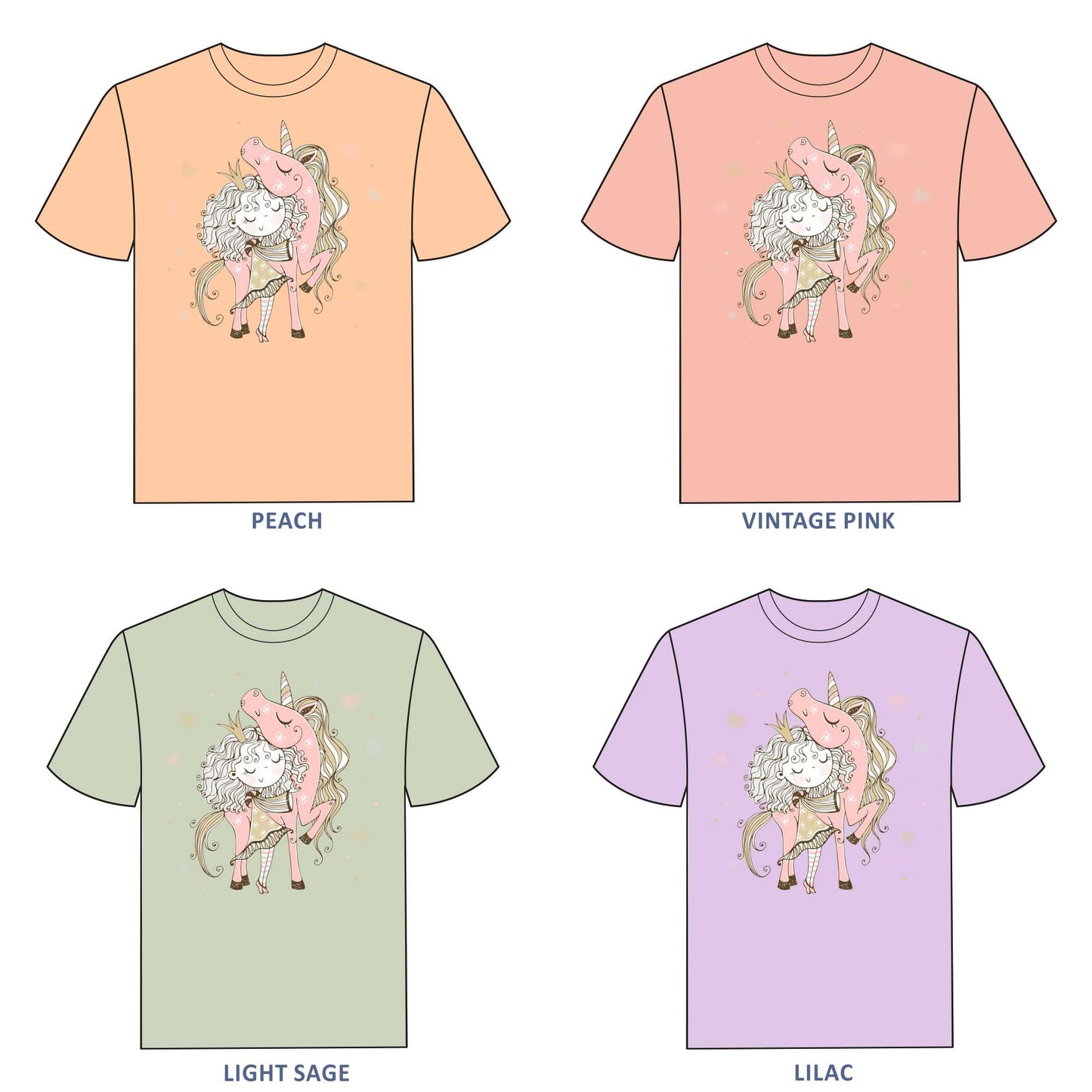 Unicorn T-shirt for Girls - #365