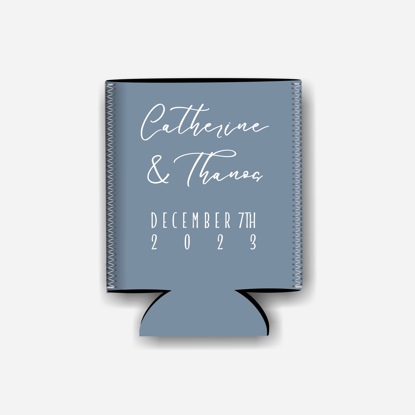 Colapsible flat-pack stubby holders wedding