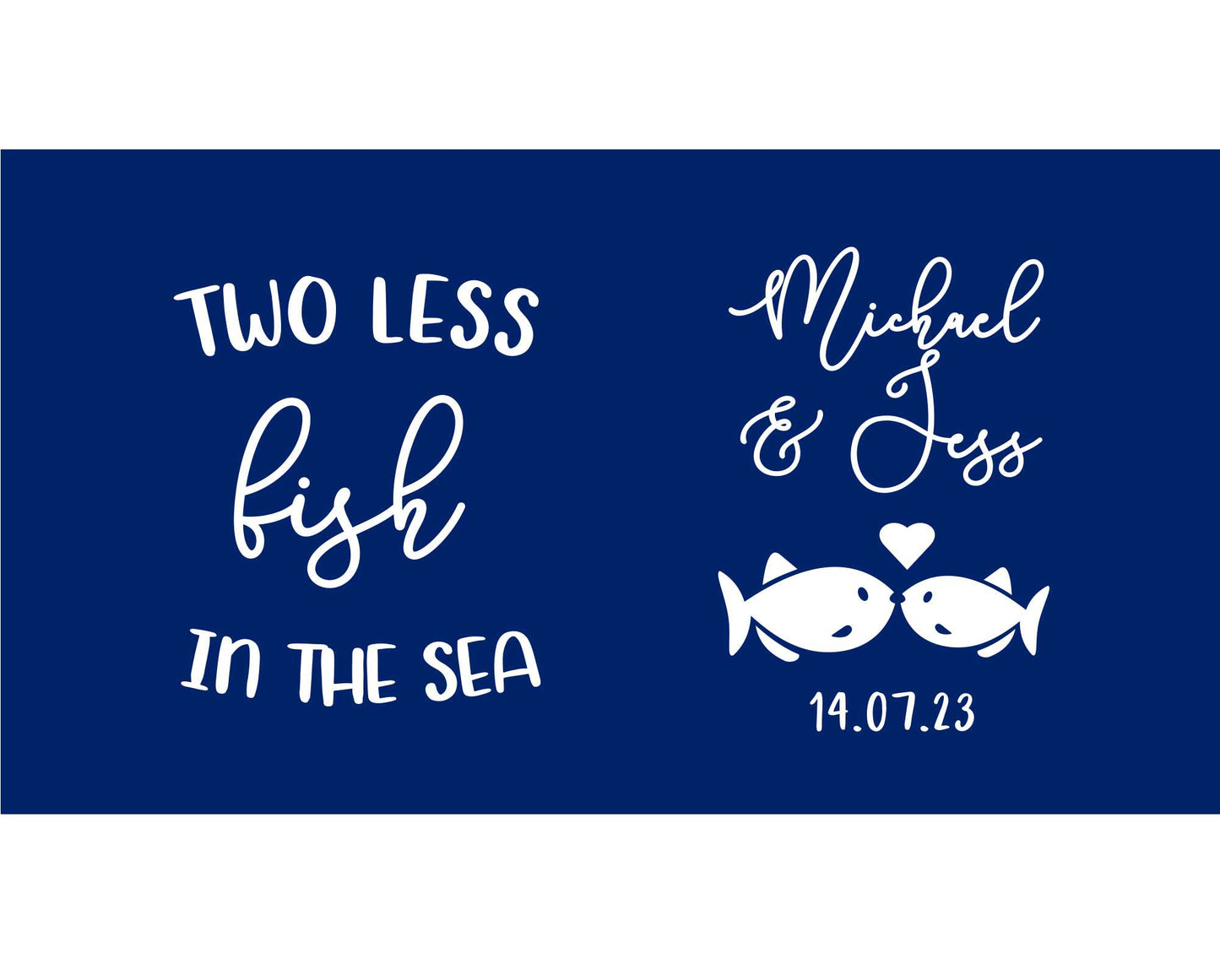 Personalised Stubby Holder Wedding