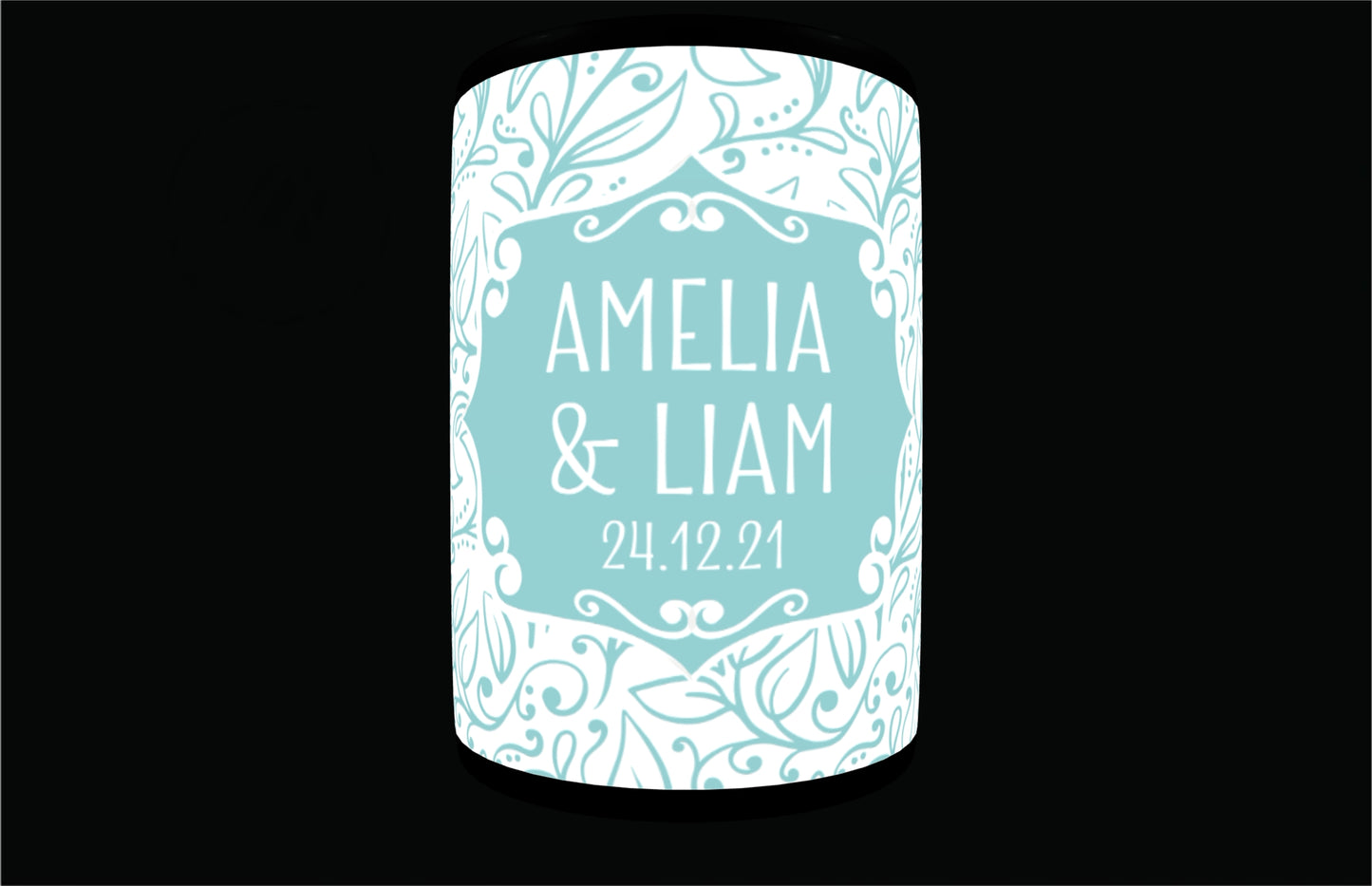 Full Colour Sublimated Wedding Stubby Holder / Can Cooler - Quantity of 20 - Design 89