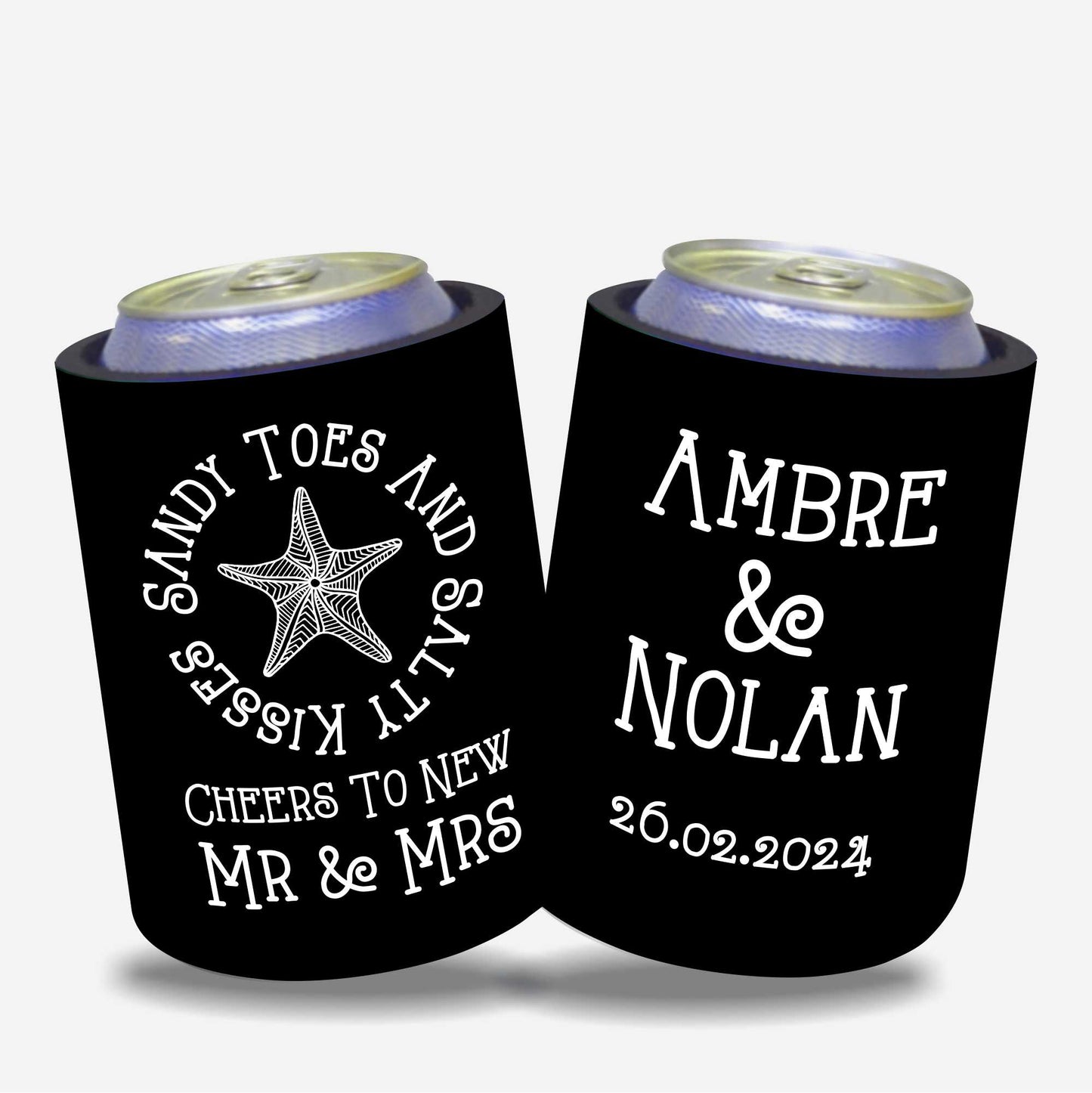 Personalised Stubby Holder Wedding
