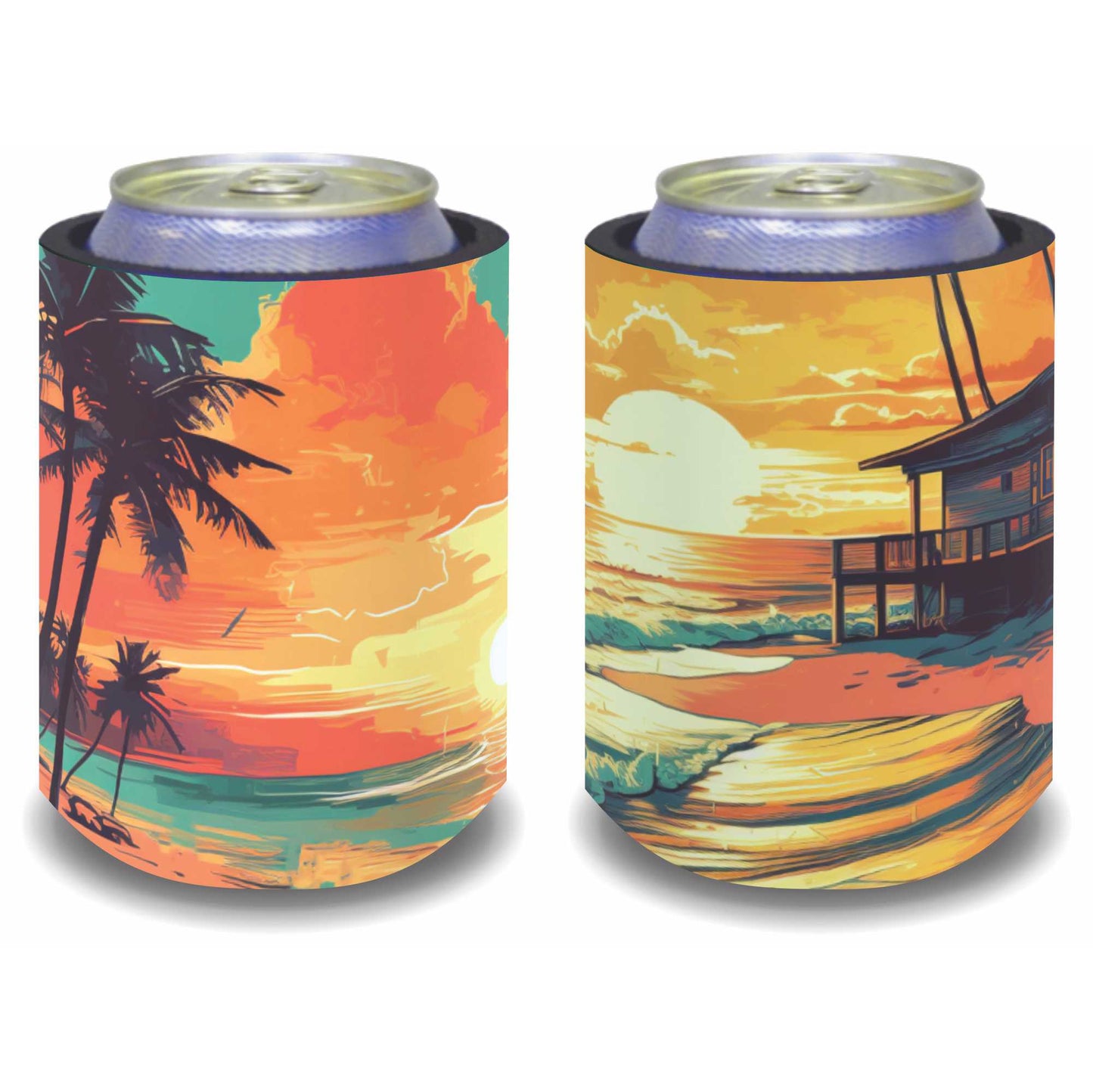 #028 Stubby Holders for home. Set of 6. Full colour stubby holders.