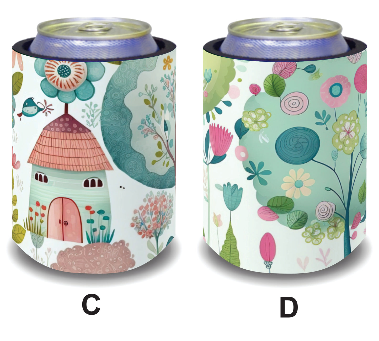 #031 Stubby Holders for home. Set of 6. Full colour stubby holders.