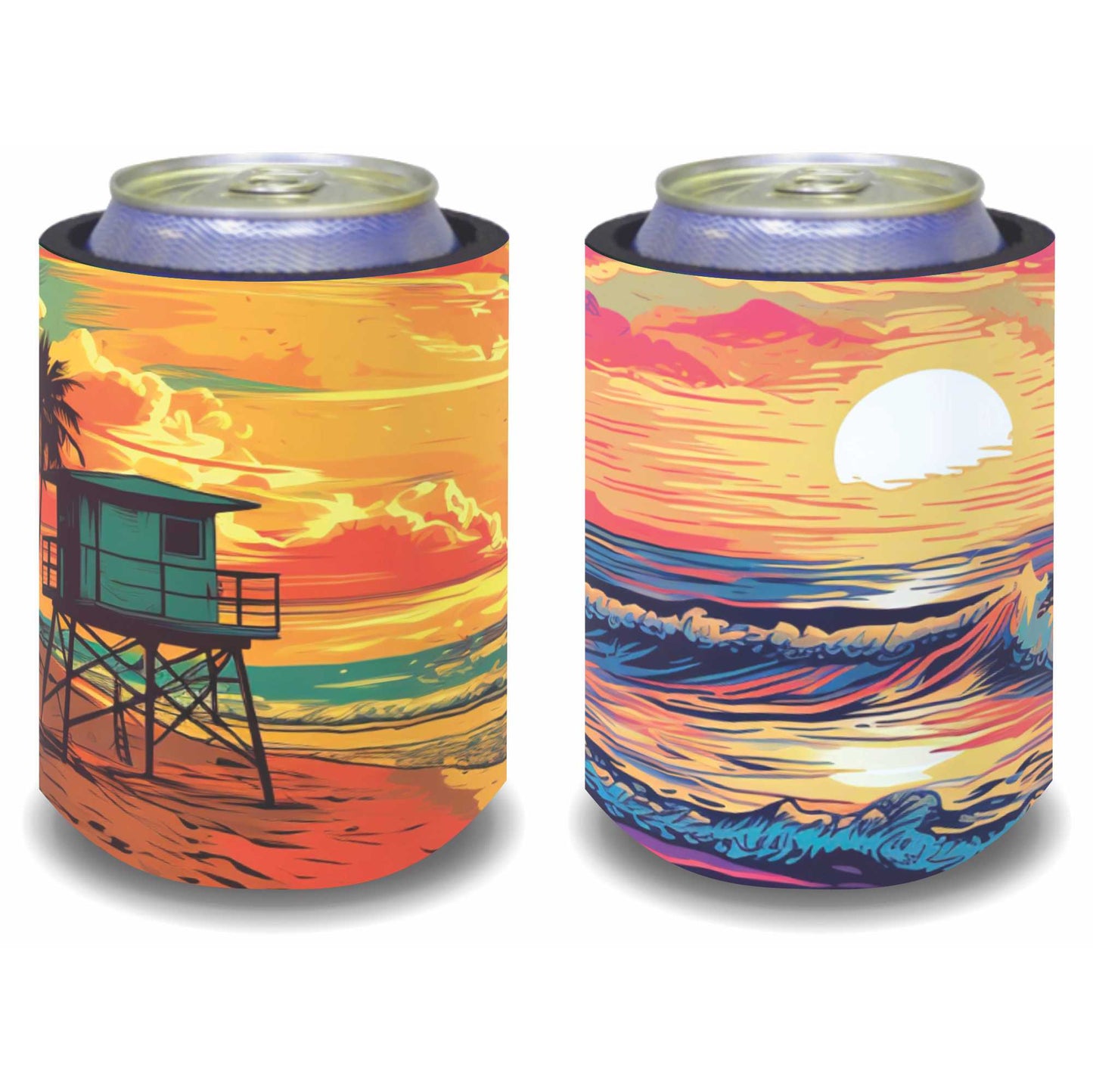 #028 Stubby Holders for home. Set of 6. Full colour stubby holders.