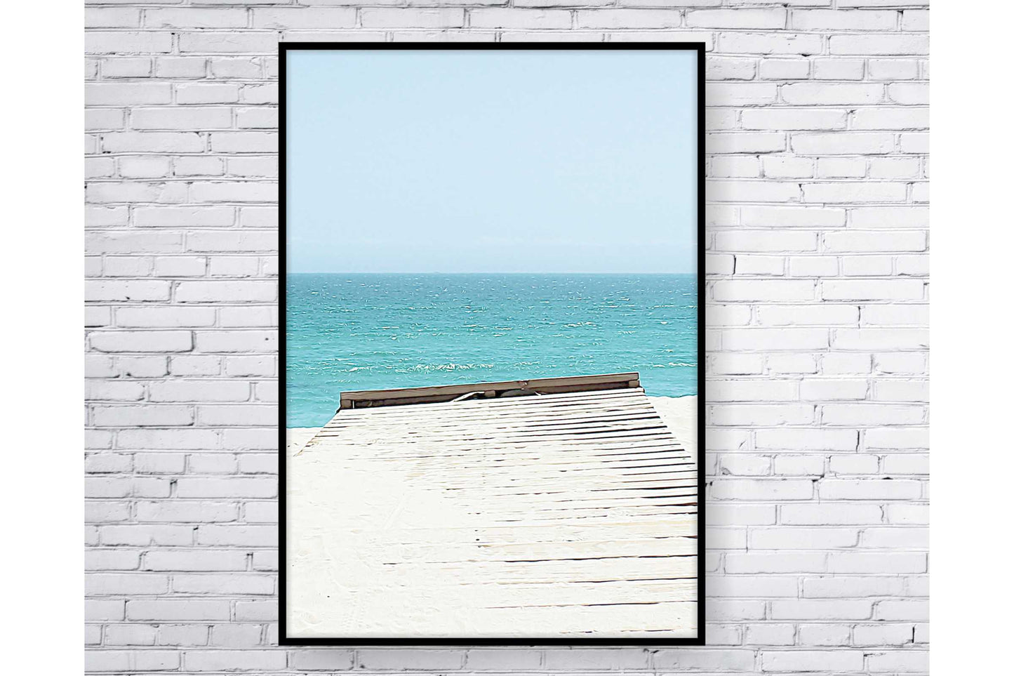 Set of 3 prints. Beach Ocean Wall Art. Watercolor Beach Prints. Ocean Prints. Size A4. #0091