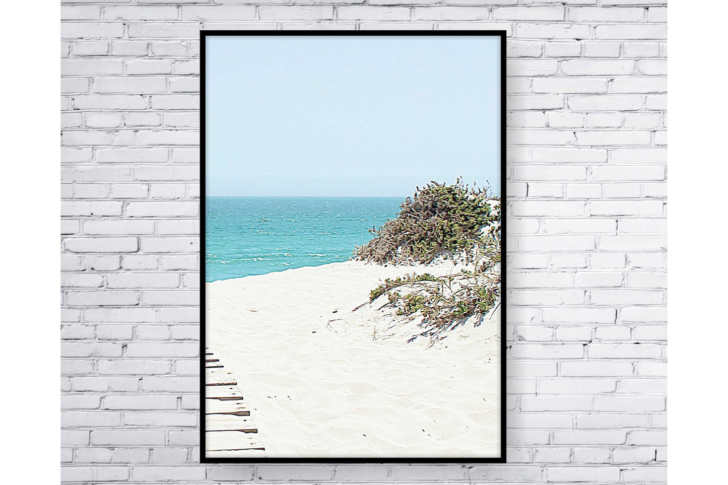 Set of 3 prints. Beach Ocean Wall Art. Watercolor Beach Prints. Ocean Prints. Size A4. #0091