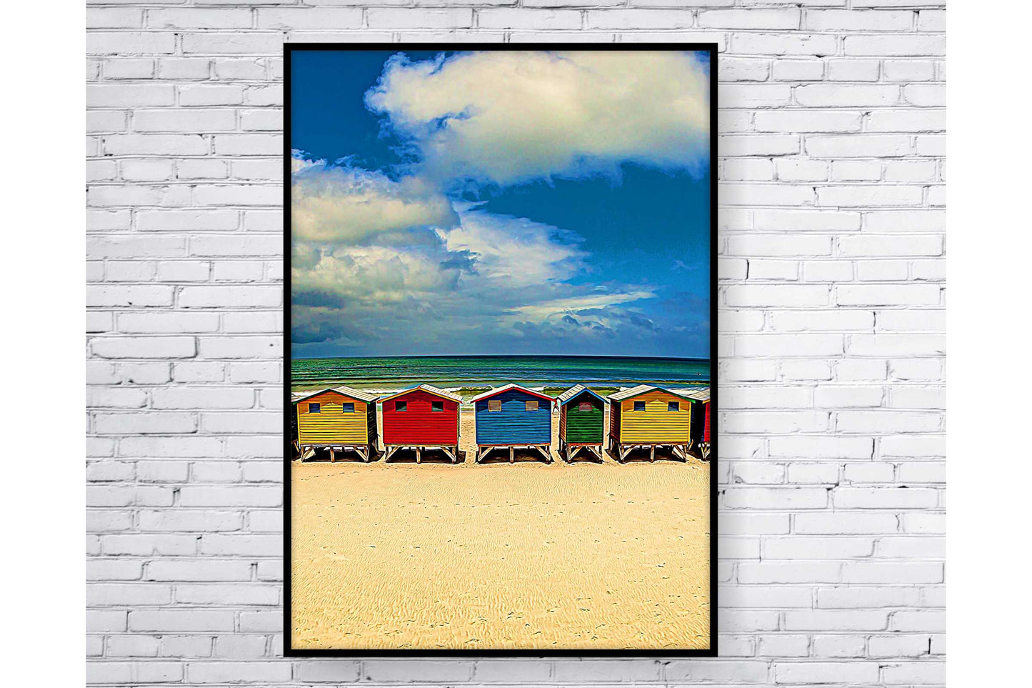 Set of 3 prints. Beach Ocean Wall Art. Watercolor Beach Prints. Ocean Prints. Size A4. #0153