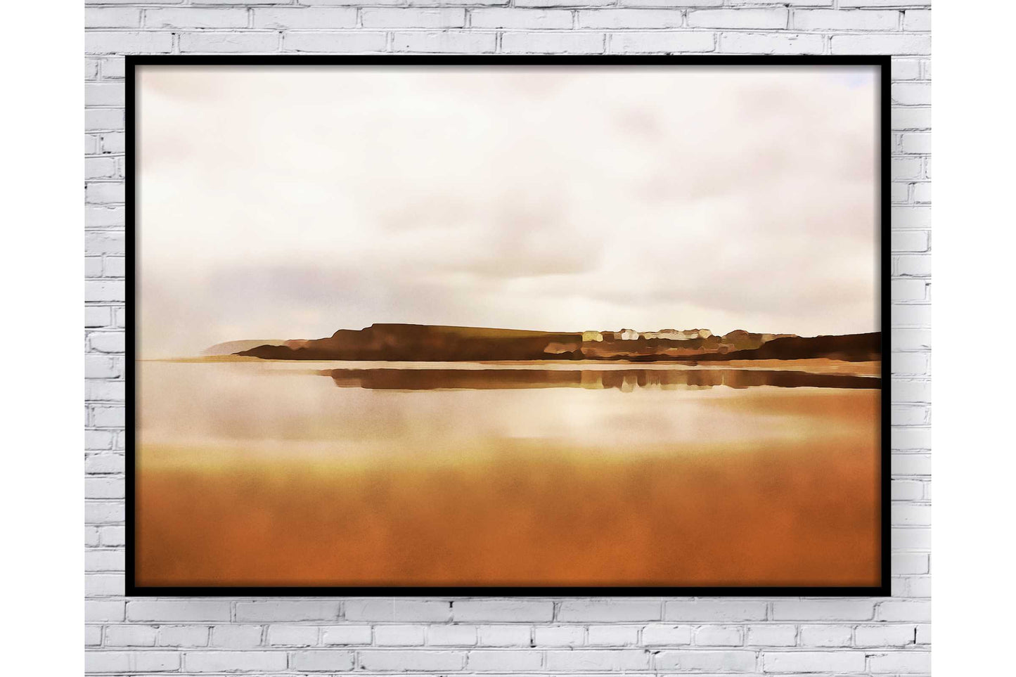 Beach Ocean Wall Art. Beach Prints. Artistic Watercolour beach print. Ocean Prints. Size A4. #0158