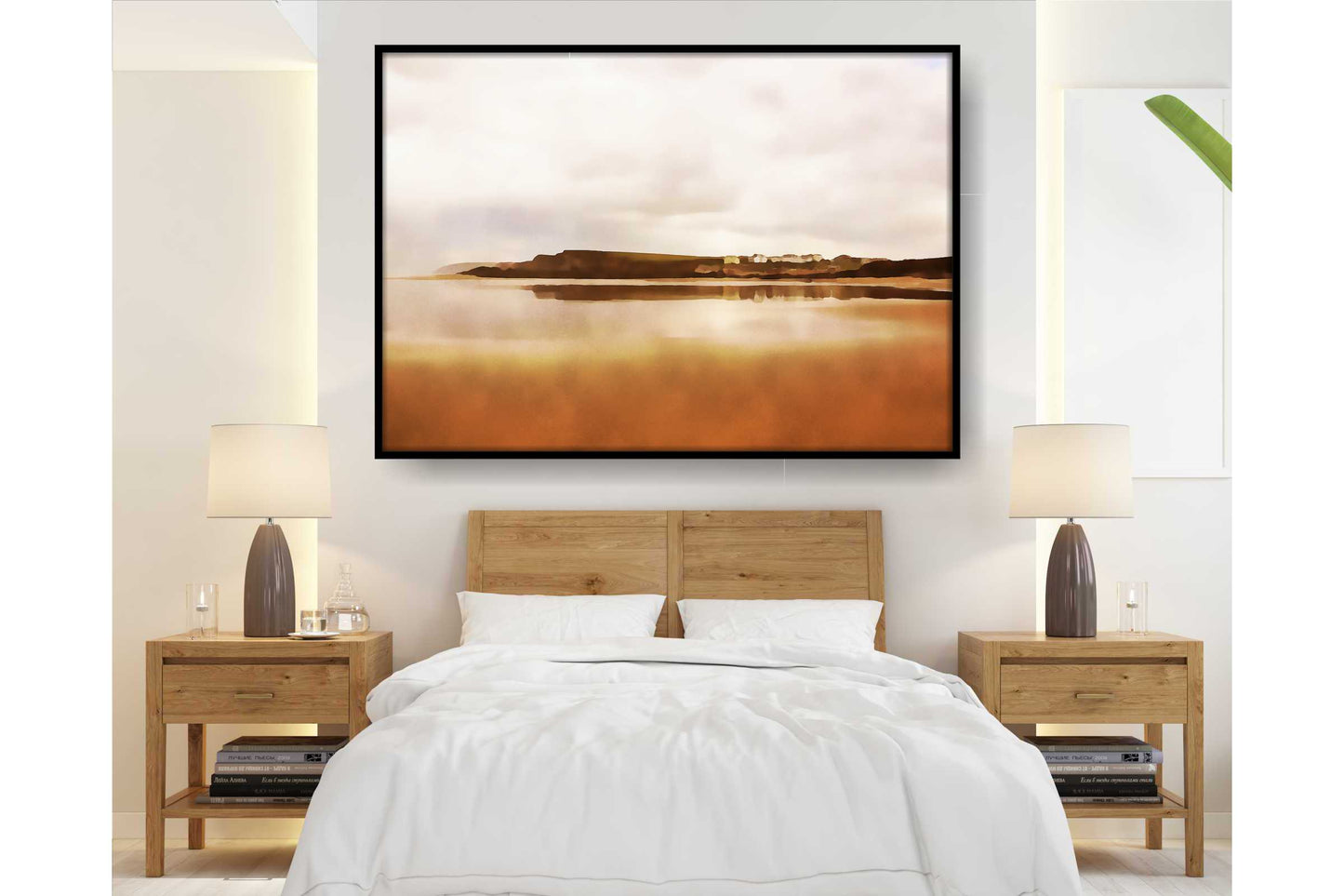 Beach Ocean Wall Art. Beach Prints. Artistic Watercolour beach print. Ocean Prints. Size A4. #0158