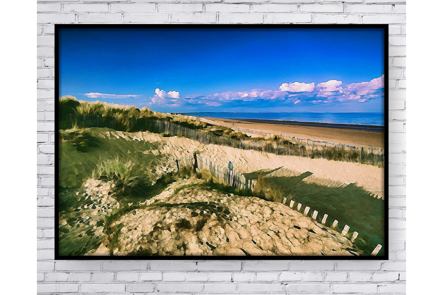 Beach Ocean Wall Art. Beach Prints. Artistic Watercolour beach print. Size A4. #0182