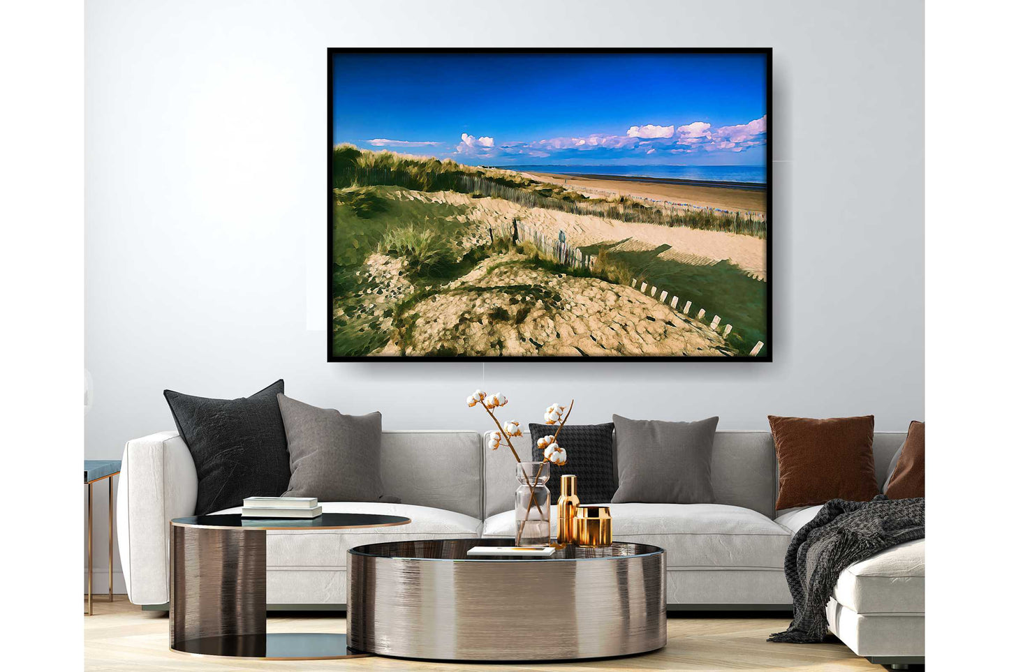 Beach Ocean Wall Art. Beach Prints. Artistic Watercolour beach print. Size A4. #0182