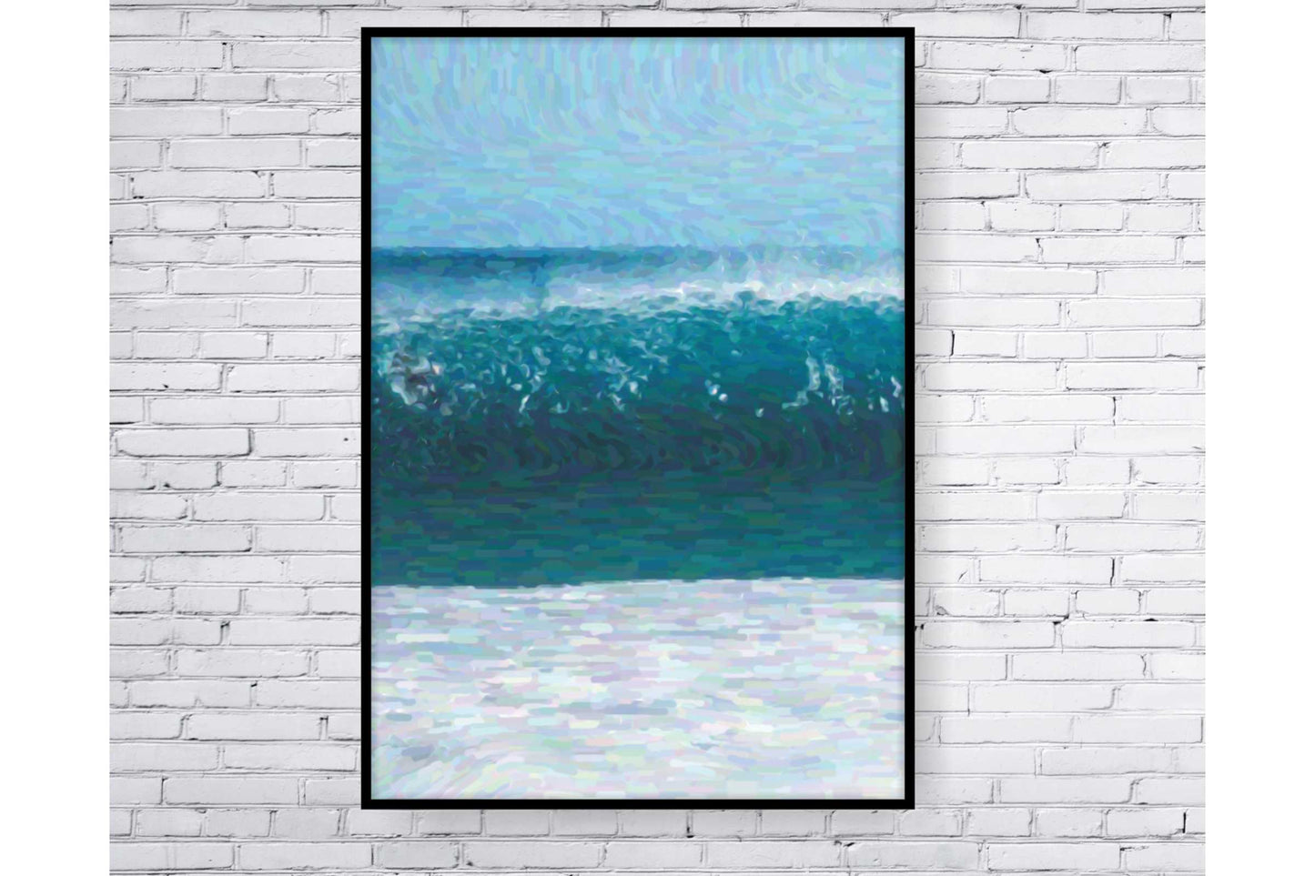 Set of 3 prints A4 Size. Beach Ocean Wall Art. Ocean Prints. Ocean waves. #0263