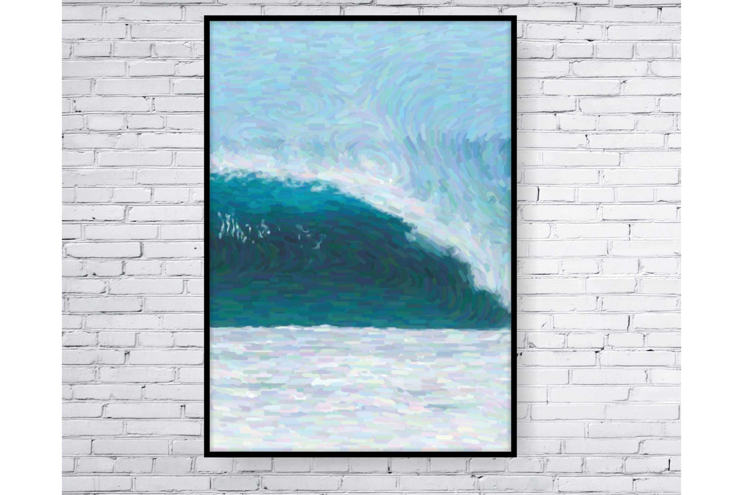 Set of 3 prints A4 Size. Beach Ocean Wall Art. Ocean Prints. Ocean waves. #0263