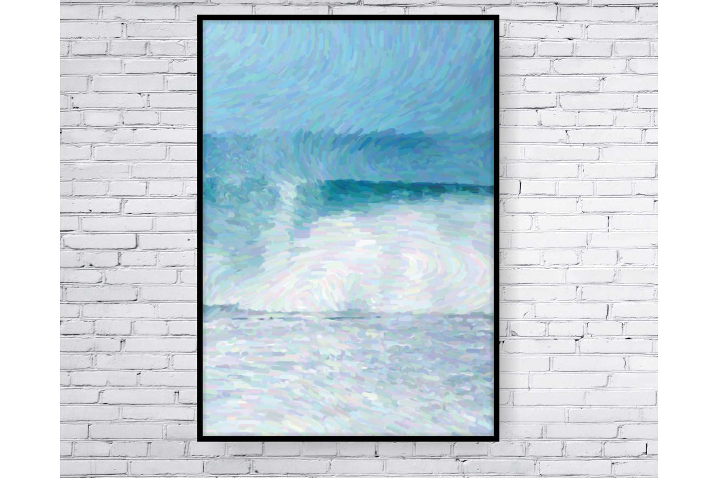 Set of 3 prints A4 Size. Beach Ocean Wall Art. Ocean Prints. Ocean waves. #0263