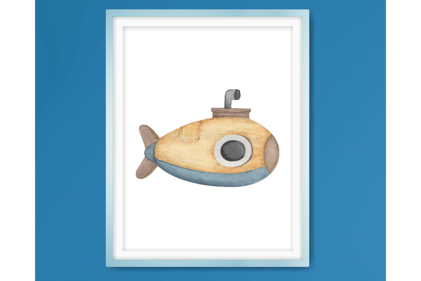 Wall Art Print for Boys Room vintage toys