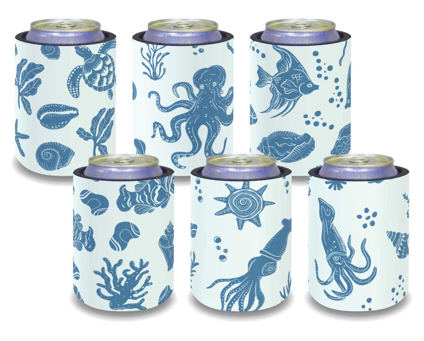 #007 Stubby Holders for home. Set of 6. Full colour stubby holders.