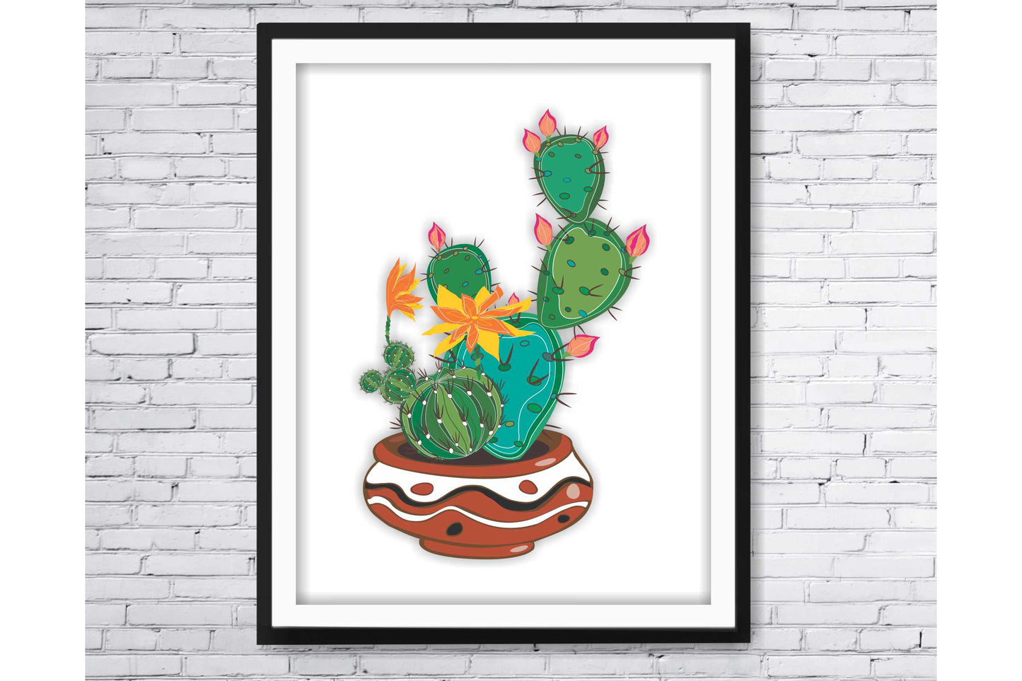 Floral and tropical floral wall art prints.