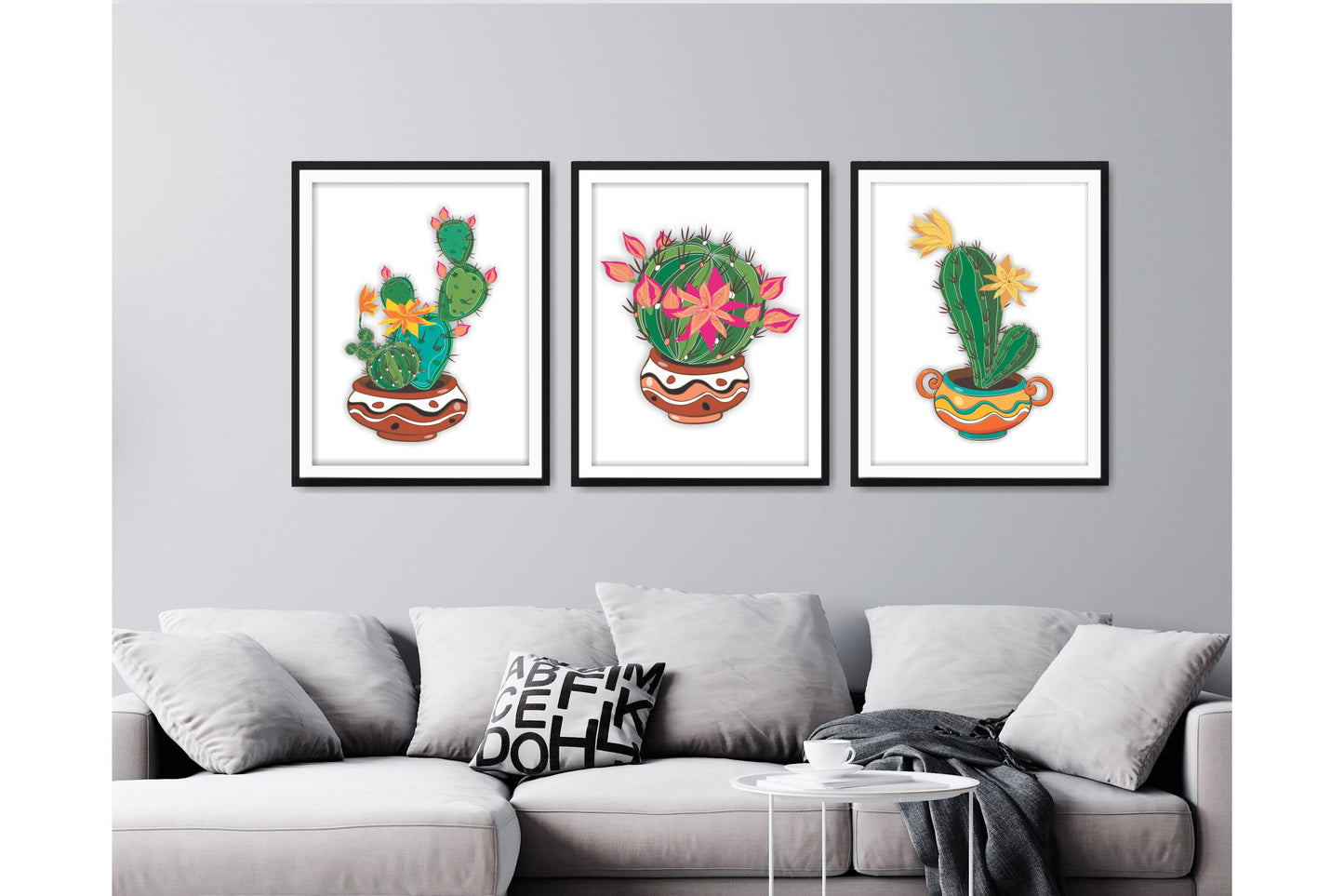 Floral and tropical floral wall art prints.