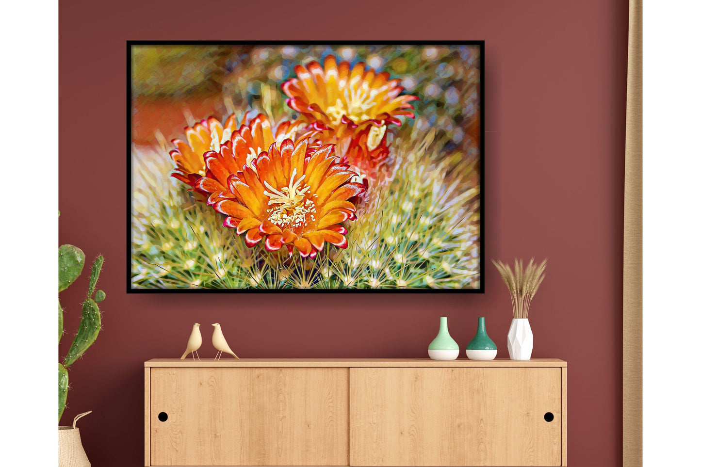 Floral and tropical floral wall art prints.