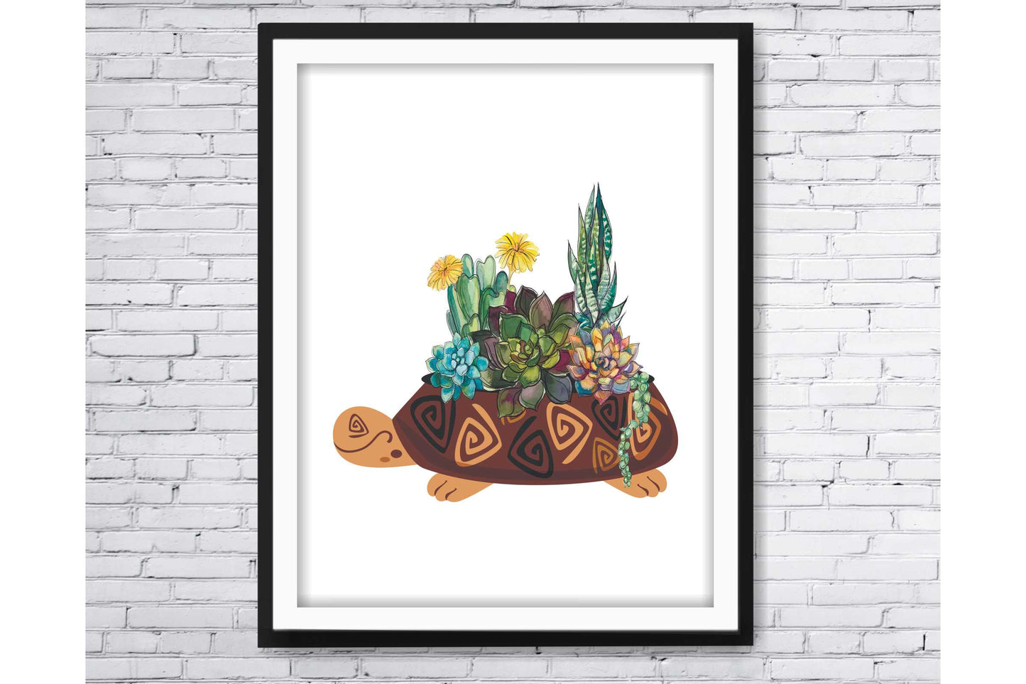 Floral and tropical floral wall art prints.