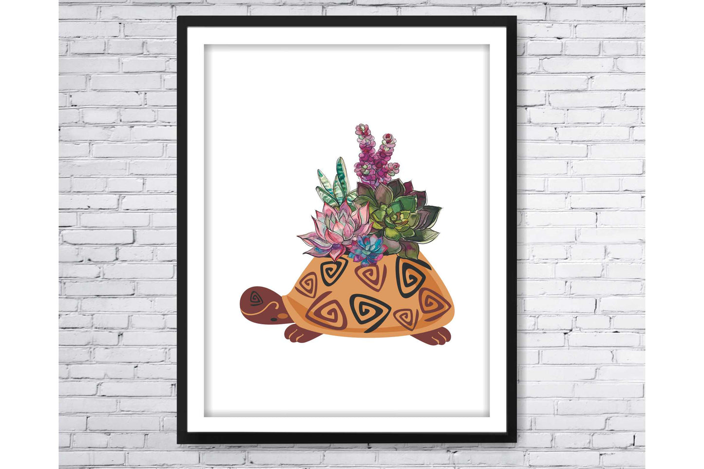 Floral and tropical floral wall art prints.