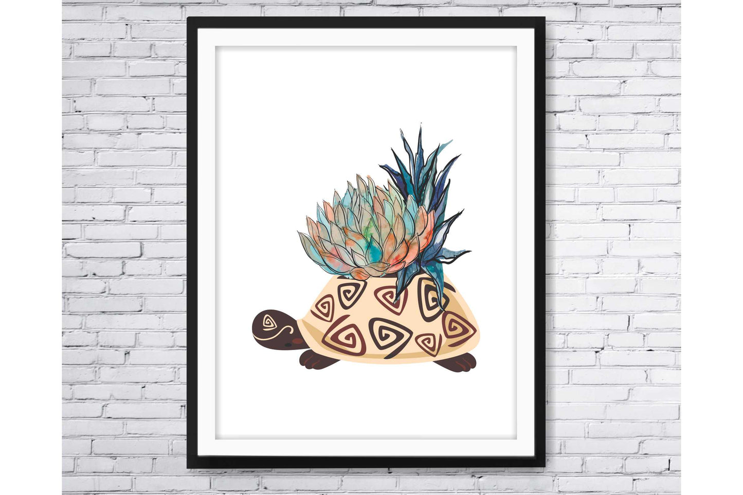 Floral and tropical floral wall art prints.