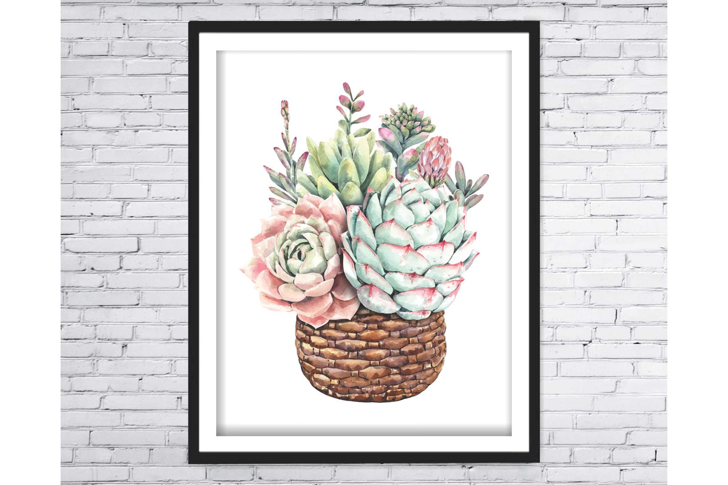 Floral and tropical floral wall art prints.