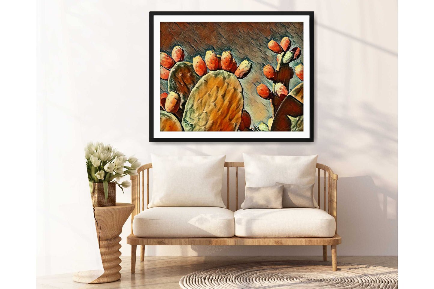 Floral and tropical floral wall art prints.
