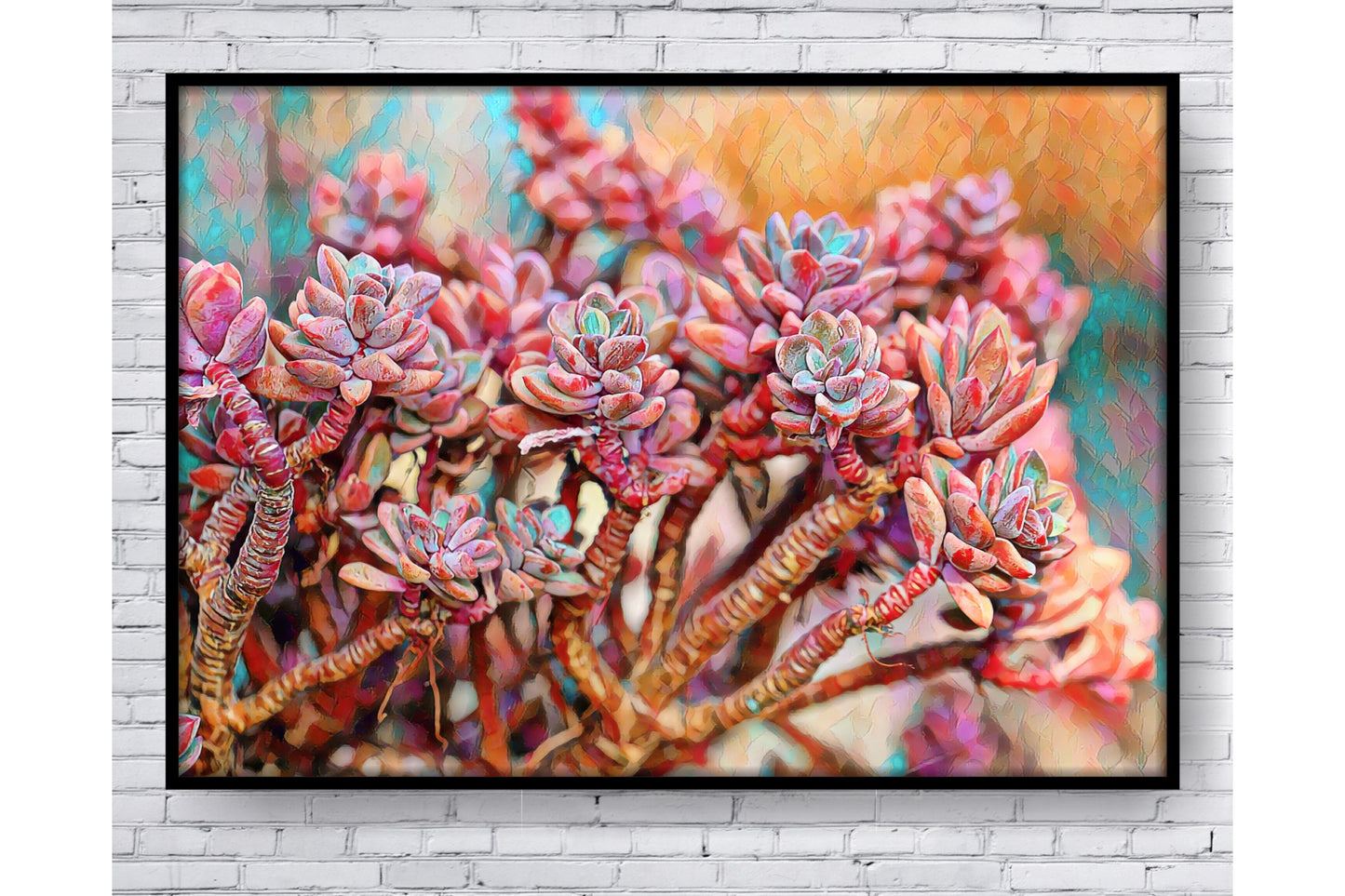 Tropical leavs print. Cactus.