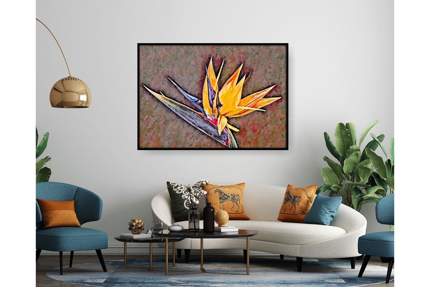 Floral and tropical floral wall art. Floral and tropical floral prints.