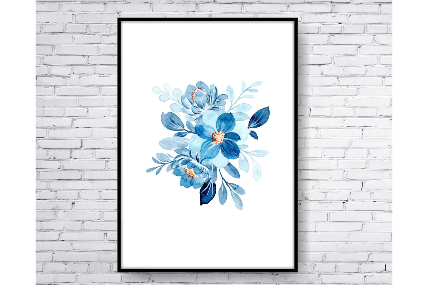 loral and tropical floral wall art. Watercolour Floral and tropical floral prints.