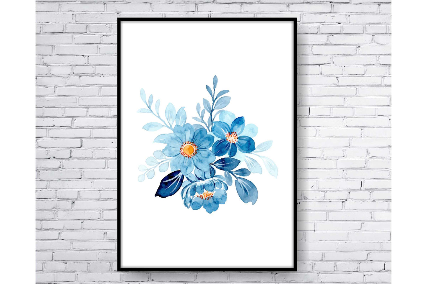 loral and tropical floral wall art. Watercolour Floral and tropical floral prints.