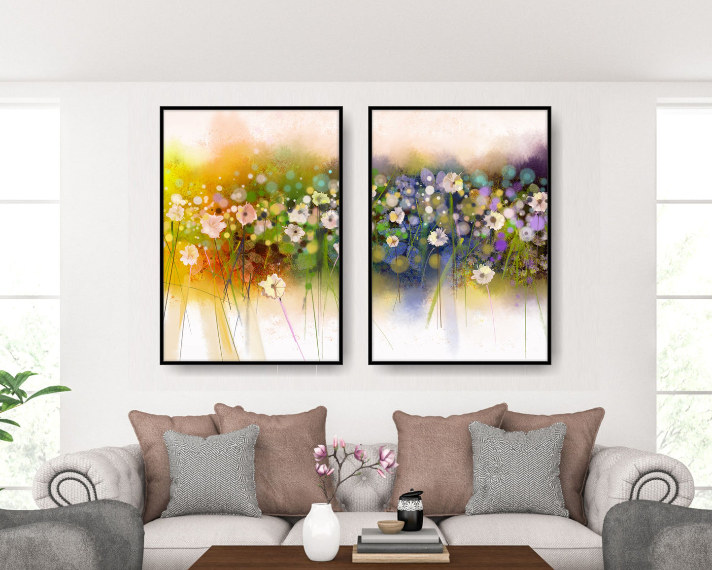Floral and tropical floral wall art. Floral and tropical floral prints.