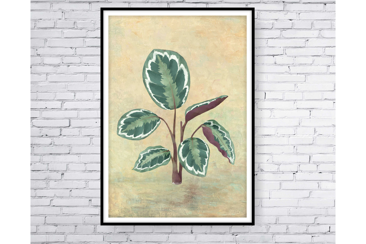 Floral and tropical floral wall art.