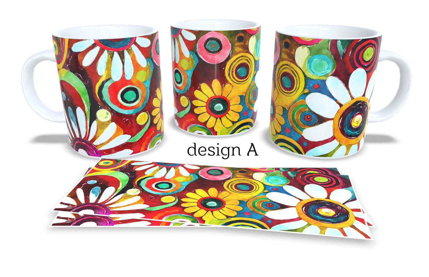 Set of 2 Coffee and Tea Mugs.