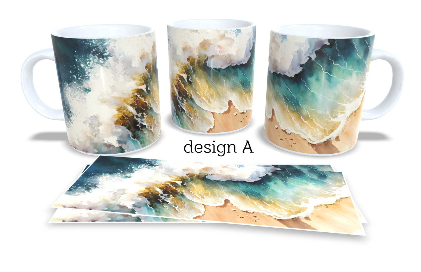 Set of 2 Coffee and Tea Mugs.