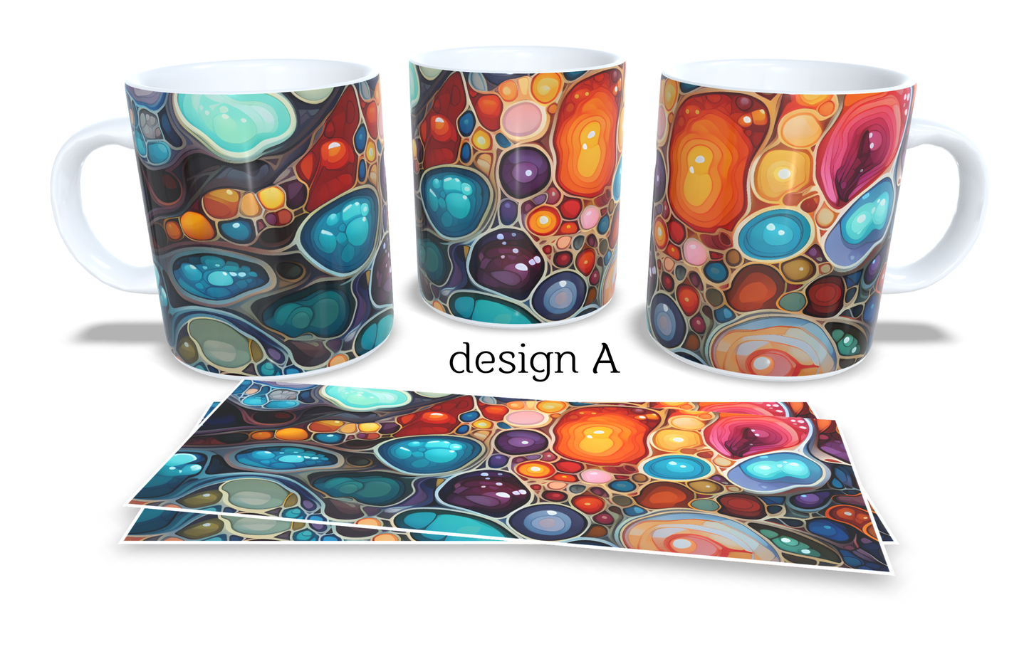 Colourfull Coffee and Tea Mug. Coffee Cup. Tea Mug.