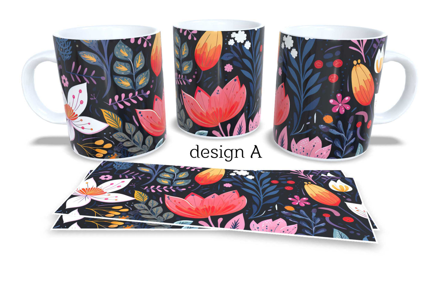 Set of 2 Coffee and Tea Mugs.